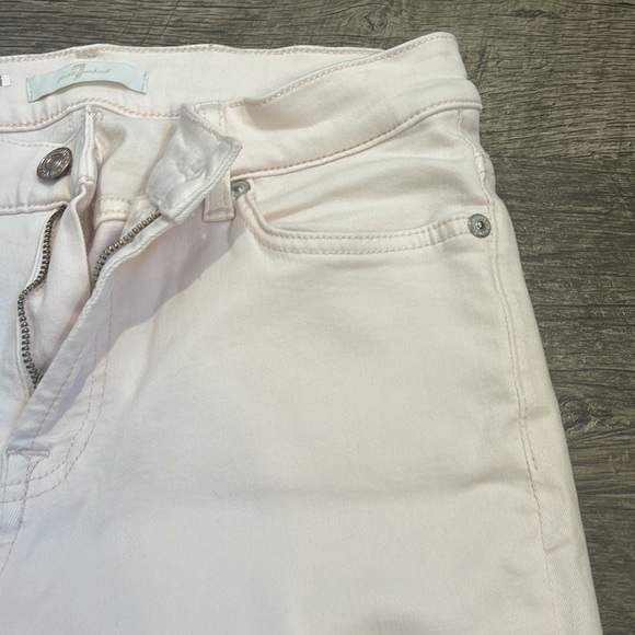 7 for all mankind pale pink jeans - Picture 3 of 5